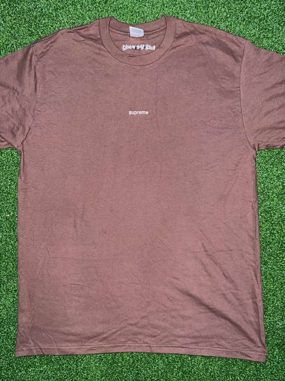 Supreme FW18 F.T.W. Center Logo Tee Size L 🤎